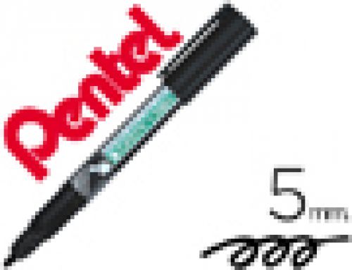 Marcador pentel nn50 permanente ponta redonda preto , Pentel , 47236 , 4902506045089